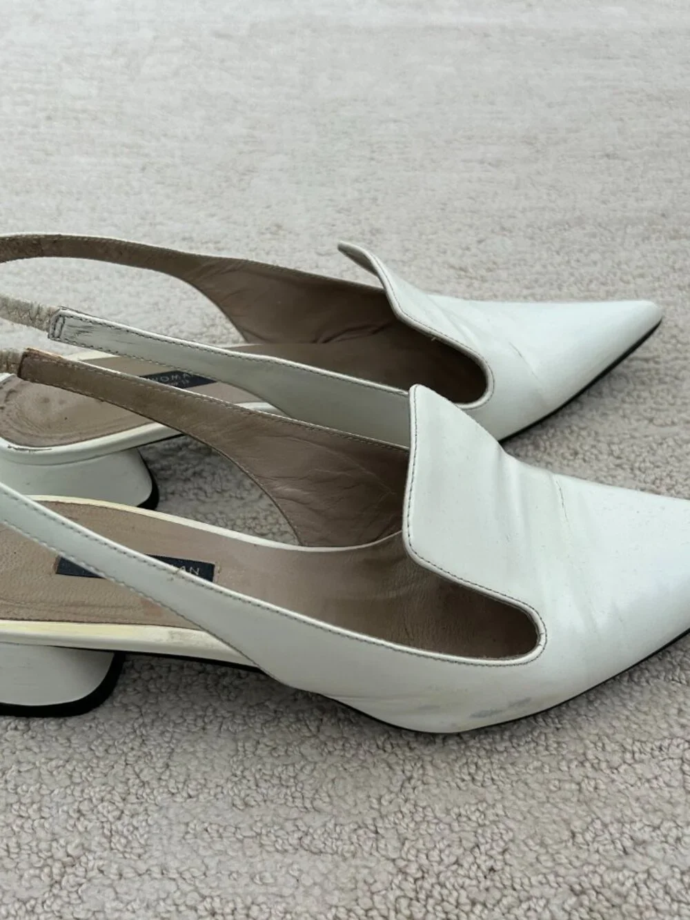 Zara white leather shoes - Picture 2 of 4